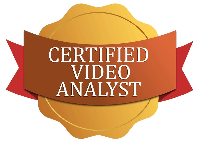 certified video analyst by once sport