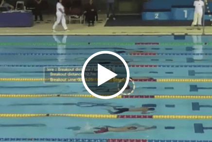 Breakout distance analysis with Once Swimming