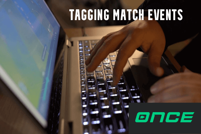 Tagging match events with Once Video Analyser