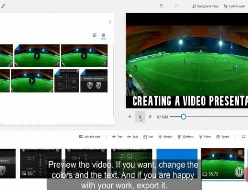 Como criar apresentações em vídeo com o Once Video Analyser e as Fotografias Microsoft?