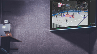 DRAW AND SHARE with Once Video Analyser ice hockey