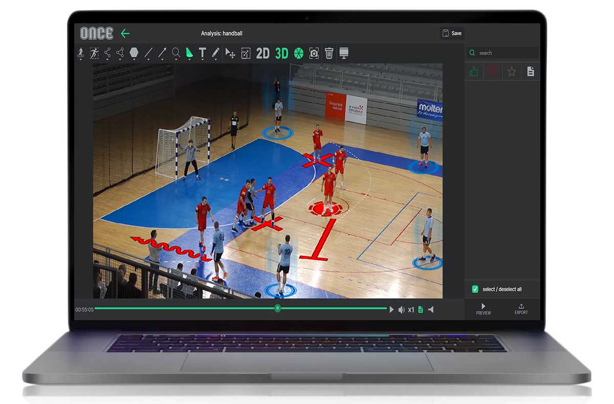 Once Video Analyser Basic handball