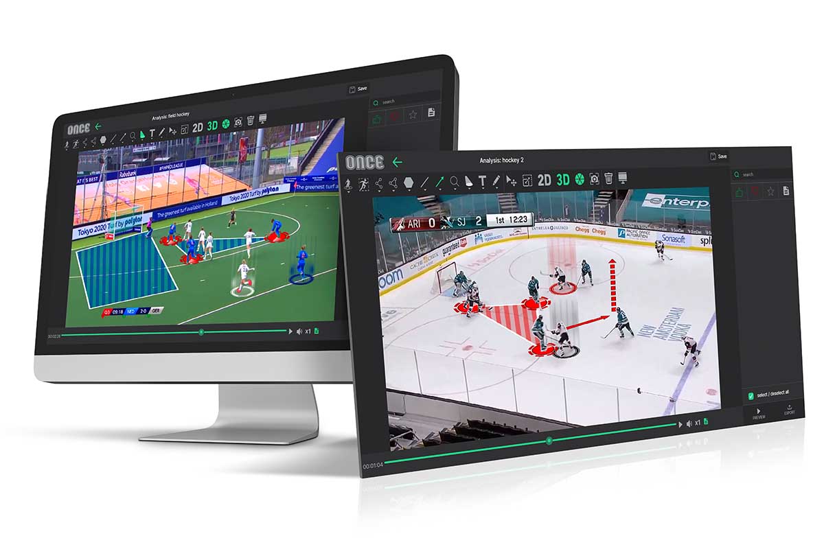 Once Video Analyser ice hockey